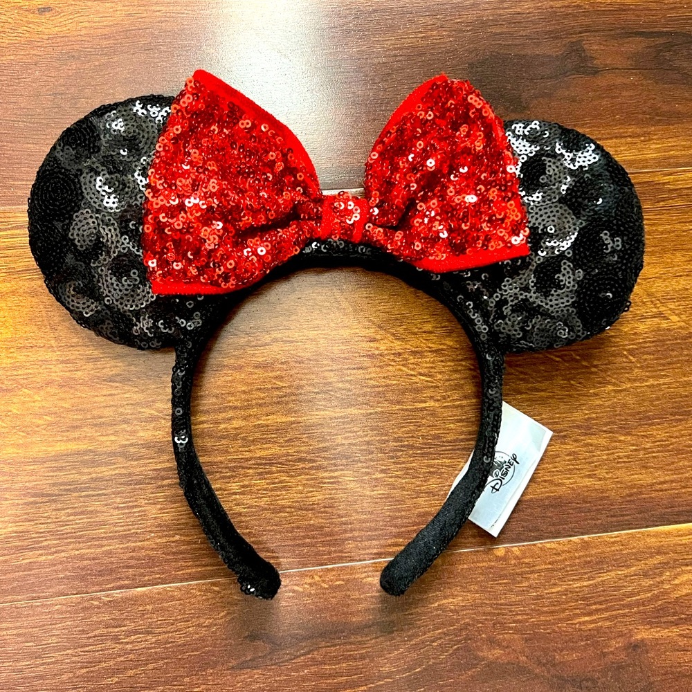 Disney Parks Sequin Minnie Mouse Ears